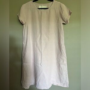 notPERFECTLINEN January dress in Dusty Rose - S/M